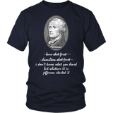 Burr Shot First Shirt - Funny Hamilton Jefferson Fan Tee - Luxurious Inspirations