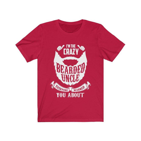 I'm The Crazy Bearded Uncle Everyone Warned You About High Quality T-Shirt - Luxurious Inspirations