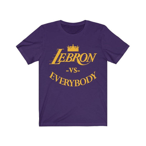 Lebron VS Everybody Los Angeles Basketball High Quality T-Shirt - Luxurious Inspirations