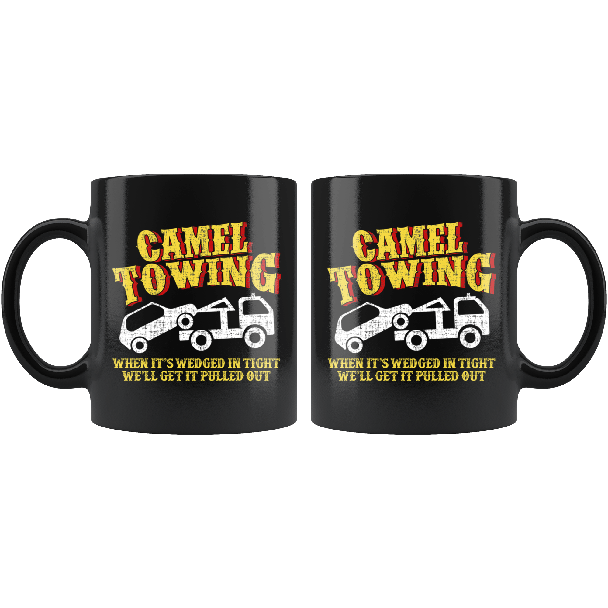 Camel Towing Service Mug - Funny Adult Humor Fun Camel Toe Coffee Cup   Binge Prints