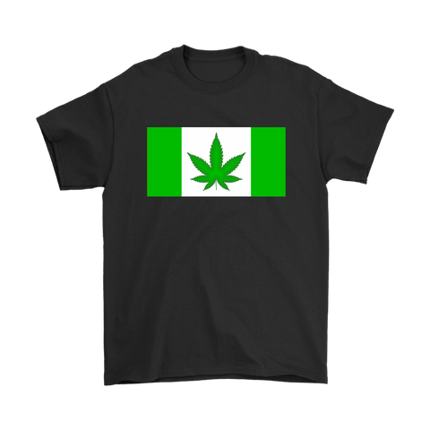 Canada Canabis Weed Flag Canadian T-Shirt - Funny Legal Pot Marijuana Tee Shirt - Luxurious Inspirations