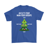 Canada Elf Four Main Food Groups Shirt - Funny Christmas Tree Santa Holiday Tee - Luxurious Inspirations