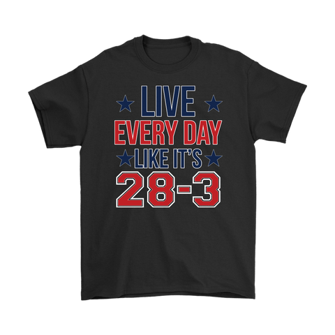 Canada Live Everyday Like It's 28-3 Shirt - Funny Pats Tee - Luxurious Inspirations