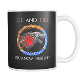 Canada Stark Targaryen Mug - You Know Nothing Ice And Fire Coffee Cup - Luxurious Inspirations