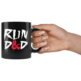 Run DND rpg d20 d2 critical hit miss dice coffee cup mug - Luxurious Inspirations