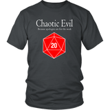 Chaotic Evil No Apologies DND T-Shirt - Luxurious Inspirations