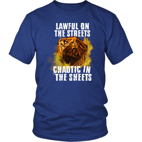 Chaotic in The Sheets Double Meaning DND T-Shirt - Luxurious Inspirations