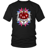 Chaotic Lucky D20 Dice DND T-Shirt - Luxurious Inspirations