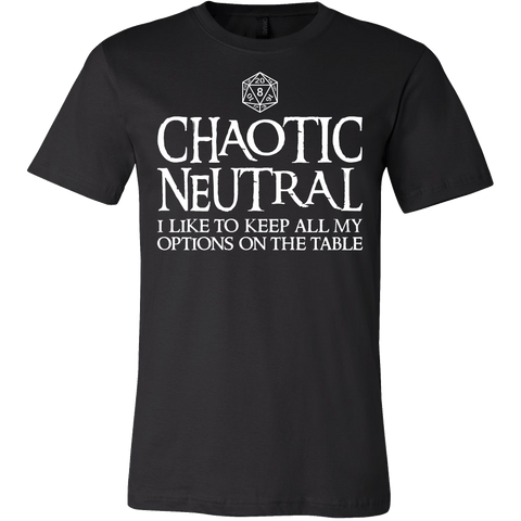Chaotic Neutral Shirt Funny DnD Dungeons And Dragons Tee Binge Prints