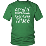 Charlie Uniform November Tango Military Cunt Funny Offensive T-Shirt - Luxurious Inspirations