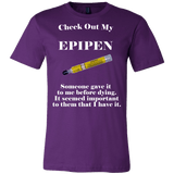 Check Out My Epipen Shirt - Funny Offensive Tee - Luxurious Inspirations