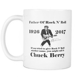 Chuck Berry Coffee Mug - Father Of Rock N' Roll RIP 2017 - Luxurious Inspirations