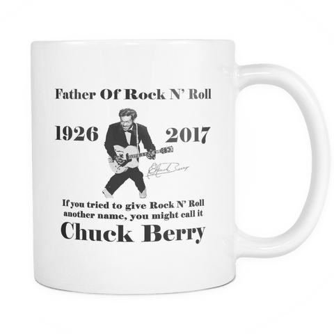 Chuck Berry Coffee Mug - Father Of Rock N' Roll RIP 2017 - Luxurious Inspirations