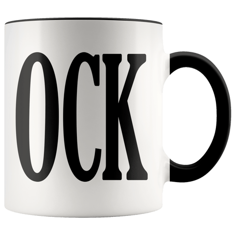 Cock Mug - Funny Offensive Vulgar OCK Adult Coffee Cup - Luxurious Inspirations