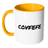 Covfefe #covfefe mug, funny Trump Twitter Quote. White 11 oz Coffee Cup 3 - Luxurious Inspirations
