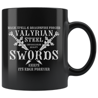Magic Spell & Dragonfire Forged Valyrian Steel Unparalleled Quality Swords Keeps Its Edge Forever Coffee Cup Mug - Luxurious Inspirations