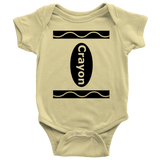 Crayon Baby Onesie - Funny Halloween Costume For Boy And Girl Babies - Luxurious Inspirations