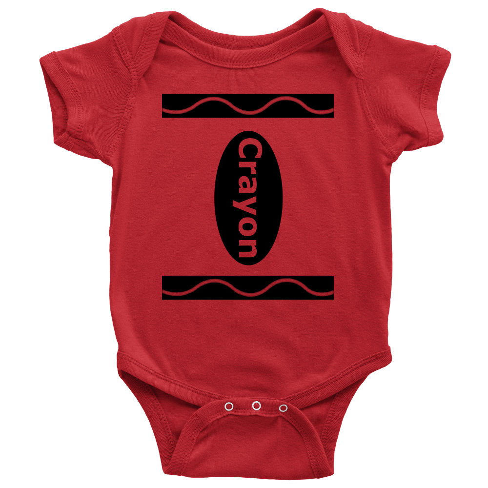 Crayon Baby Onesie - Funny Halloween Costume For Boy And Girl Babies