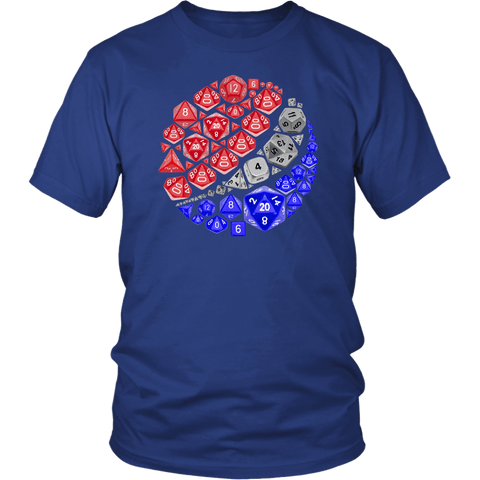 Crit Cola DND Dice Art Parody T-Shirt - Luxurious Inspirations