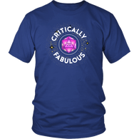 Critically Fabulous D20 DND T-Shirt - Luxurious Inspirations