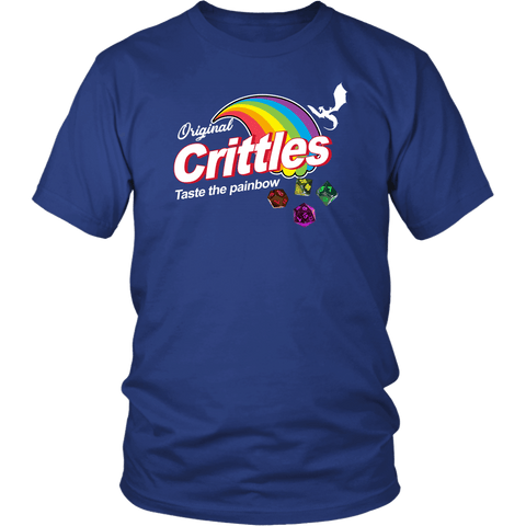 Crittles Taste The Painbow DND T-Shirt - Luxurious Inspirations