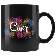 Cunt Art Fireworks Parody Mug - Funny Offensive Rude Crude Vulgar Coffee cup - Luxurious Inspirations