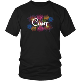 Cunt Art Fireworks Parody T-Shirt - Funny Offensive Rude Crude Vulgar Tee T Shirt - Luxurious Inspirations
