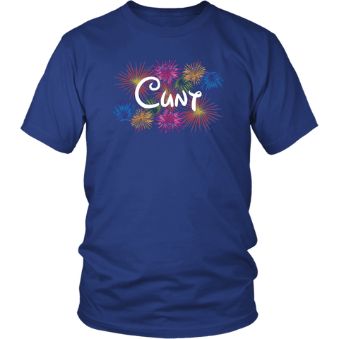 Cunt Art Fireworks Parody T-Shirt - Funny Offensive Rude Crude Vulgar Tee T Shirt - Luxurious Inspirations