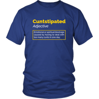 Cuntstipated Definition Cunt T-Shirt - Funny Offensive Vulgar Cunty Adult Humor Tee Shirt - Luxurious Inspirations