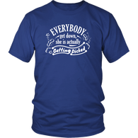 Everybody Get Down She is Actually Getting Dicked T-Shirt - Funny Offensive Rude Sexual Adult Humor Tee Shirt - Luxurious Inspirations
