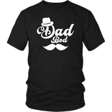 Dad Bod Funny Mustache Hat Father's Day T-Shirt - Luxurious Inspirations