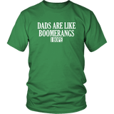 Dads Are Boomerangs I Hope T-Shirt - Funny Cruel Offensive Orphan Crayons Joke Mens Womens T Shirt - Luxurious Inspirations