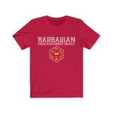 Barbarian Anger Management Dropout D20 Dice DND High Quality Shirt - MADE IN THE USA - Luxurious Inspirations