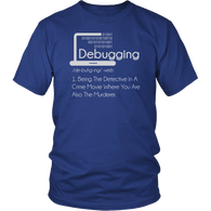 Debugging Definition Shirt - Funny IT Programming Coding Code Programmer Fixed Tee - Luxurious Inspirations