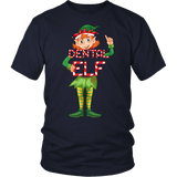 Dental Elf Christmas Shirt - Funny Santa's Little Helper Dentist Assistant Hygienist Unisex Tee - Luxurious Inspirations