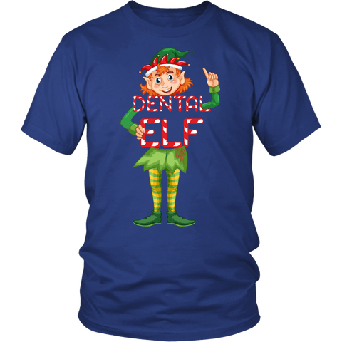 Oh Dentistree Funny Christmas Dentist T-Shirt - Unisex Gift For Dental Assistants & Hygienists (Royal, 3XL)