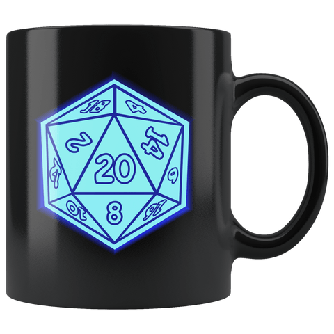 Dice DND Role Playing Board Game Funny Mug D&D D20 Critical Coffee Cup - Luxurious Inspirations