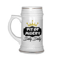 Dilly Dilly Beer Stein - A True Friend Of The Crown Pit Of Misery Glass Mug - Luxurious Inspirations