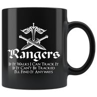 Rangers If It Walks I Can Track It If It Can't Be Tracked I'll Find It Anyways Coffee Cup Mug - Luxurious Inspirations