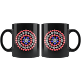 DND Captain Shield Mug - Funny Dice Art D20 Crit Geek RPG Roleplaying Coffee Cup - Luxurious Inspirations