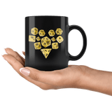 DND D20 Dice Heart Love Couples Mug - Funny RPG Critical Hit Role MMO Gaming Coffee Cup - Luxurious Inspirations