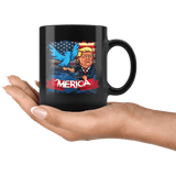 Donald Trump Tweet American Eagle Flag Mug - Funny Cartoon Patriotic 4Th Of July Coffee Cup - Luxurious Inspirations