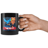 Donald Trump Tweet American Eagle Flag Mug - Funny Cartoon Patriotic 4Th Of July Coffee Cup - Luxurious Inspirations