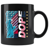 Dope Statue Of Liberty Mug - Patriotic America American Native Cool Trend Flag Freedom Coffee Cup - Luxurious Inspirations