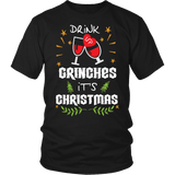 Drink Up Grinches It's Christmas Shirt - Funny Offensive Holidays Alcohol Wine Beer Santa Tee - Luxurious Inspirations