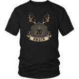 Druid Dice D20 DND T-Shirt - Luxurious Inspirations