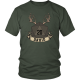 Druid Dice D20 DND T-Shirt - Luxurious Inspirations