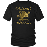 Drunks And Dragons Funny Alcohol DND DM RPG Tabletop T-Shirt - Luxurious Inspirations