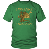 Drunks And Dragons Funny Alcohol DND DM RPG Tabletop T-Shirt - Luxurious Inspirations