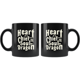 Heart Of A Chief Of A Soul Dragon Coffee Cup Mug - Luxurious Inspirations